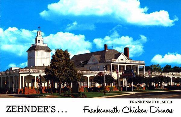 Zehnders Frankenmuth postcard from Mariana Kopacz